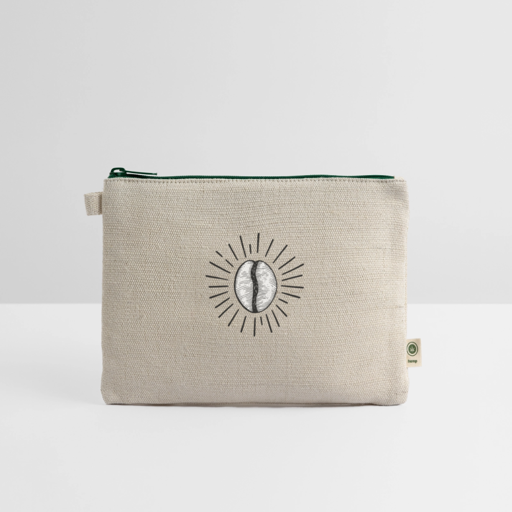 Carry-All Pouch | Premium Organic Hemp & Cotton - natural/green